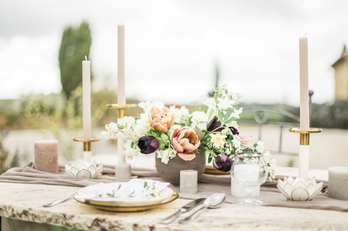 Contemporary centerpieces